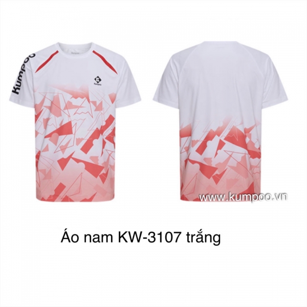 ÁO KW-3107 TRẮNG HỒNG