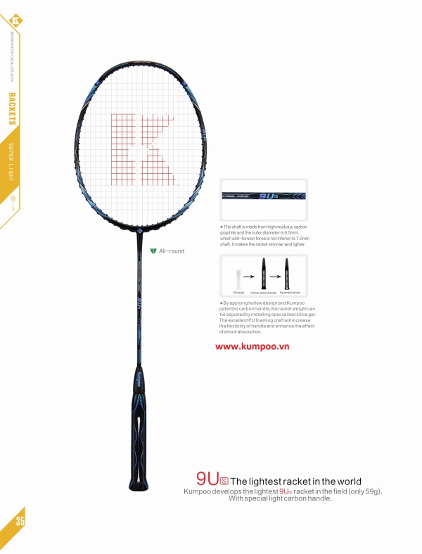 VỢT-POWER CONTROL NANO 9Us (Purple)