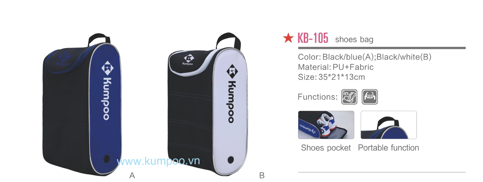 TÚI ĐƯỢNG GIẦY KB-105