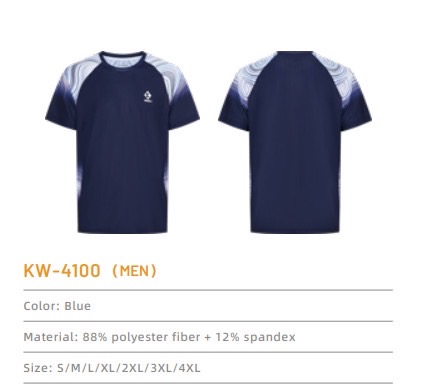 ÁO NAM KW-4100 XANH ĐẬM