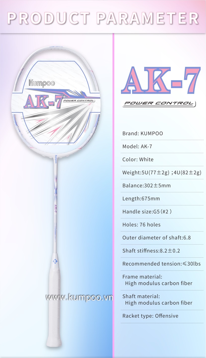VỢT AK-7 ĐANG CÓ COMPOO